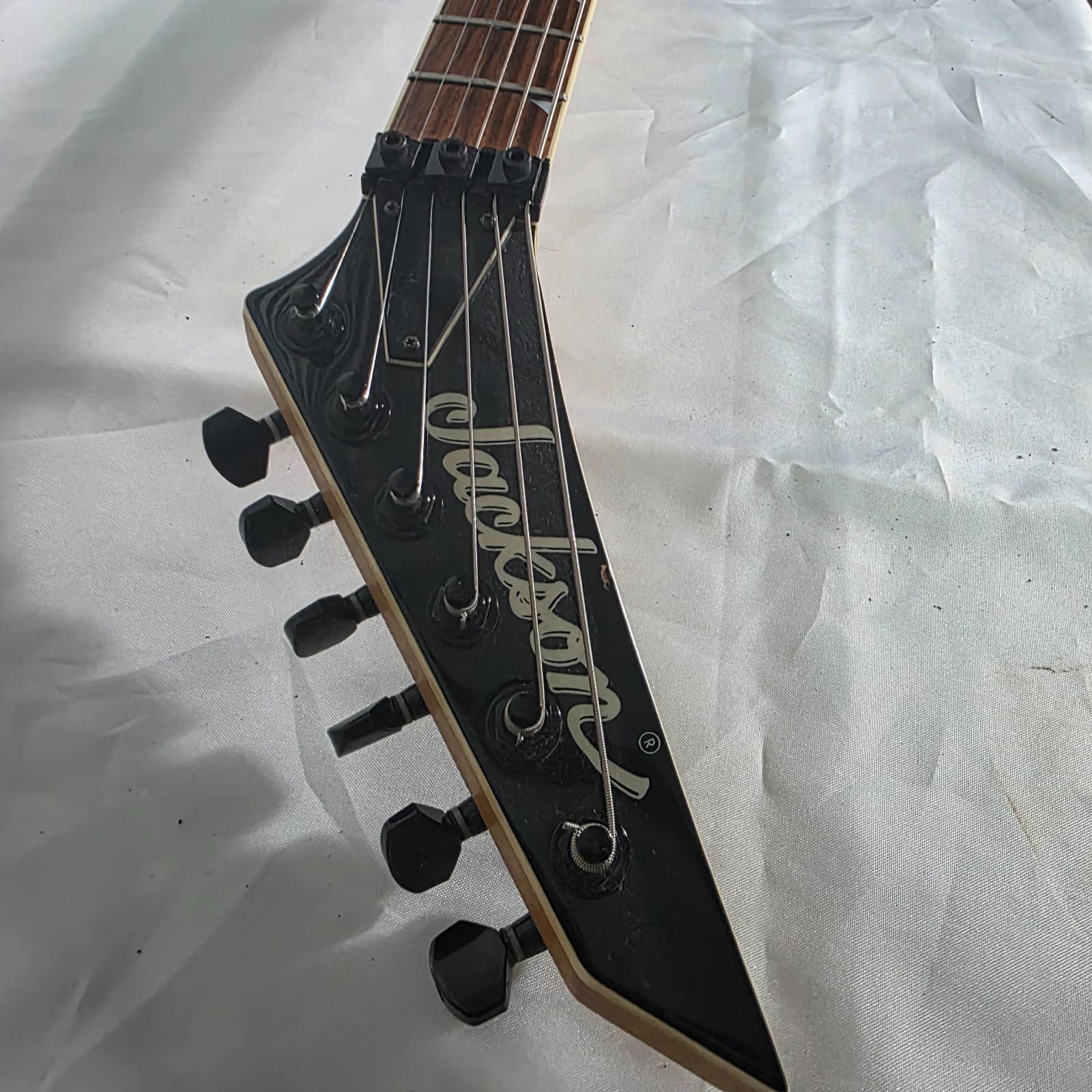 Jackson DKMG Dinky Blue Swirl EMG Pickups Electric Guitar Floyd Rose with/ Case - Thumbnail 13