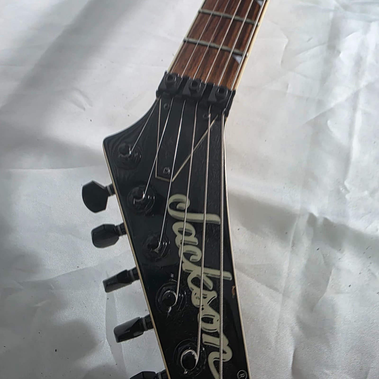 Jackson DKMG Dinky Blue Swirl EMG Pickups Electric Guitar Floyd Rose with/ Case - Thumbnail 14