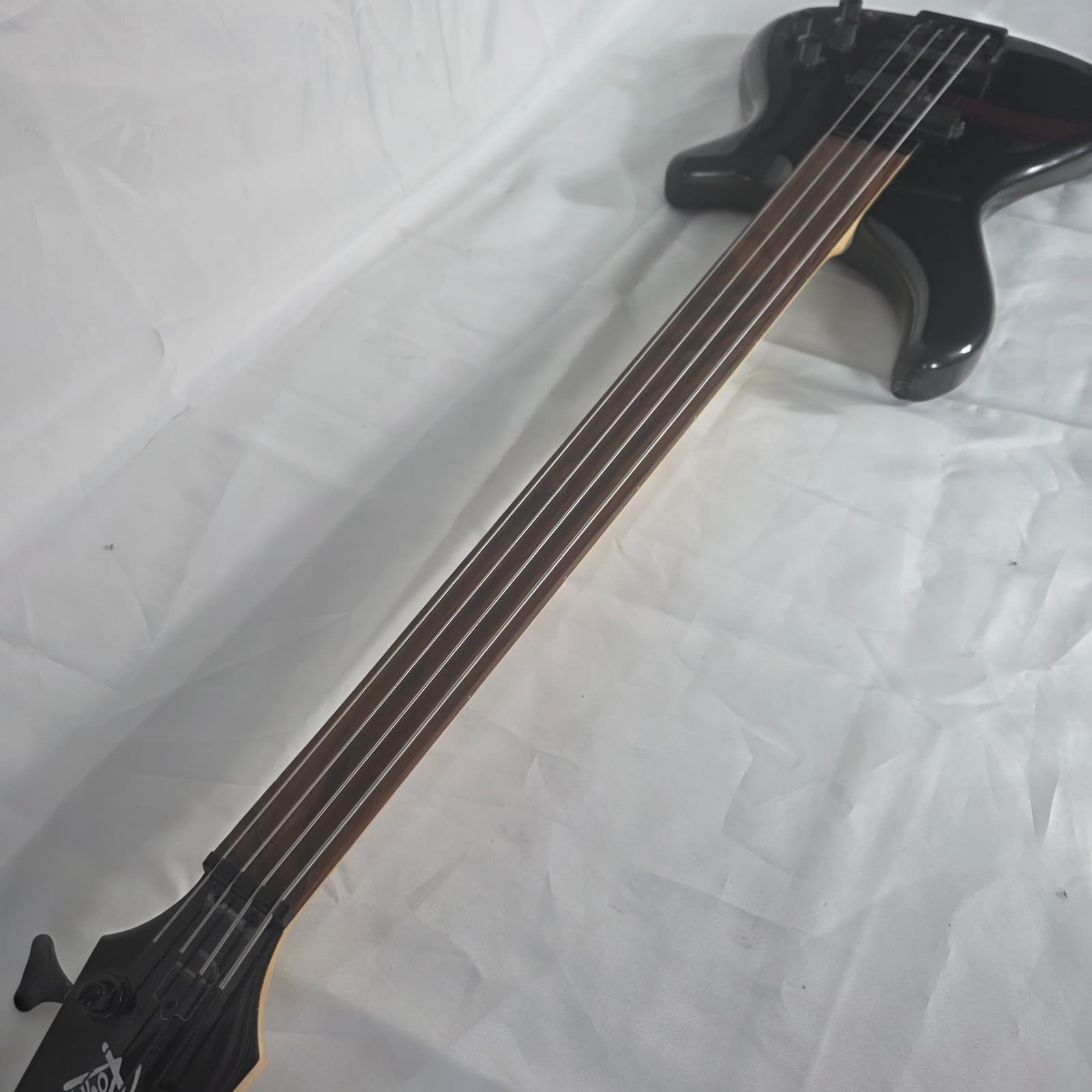 Rogue LX200BF Fretless Series II Bass Guitar Metallic Black - 4 String Bass - Thumbnail 11