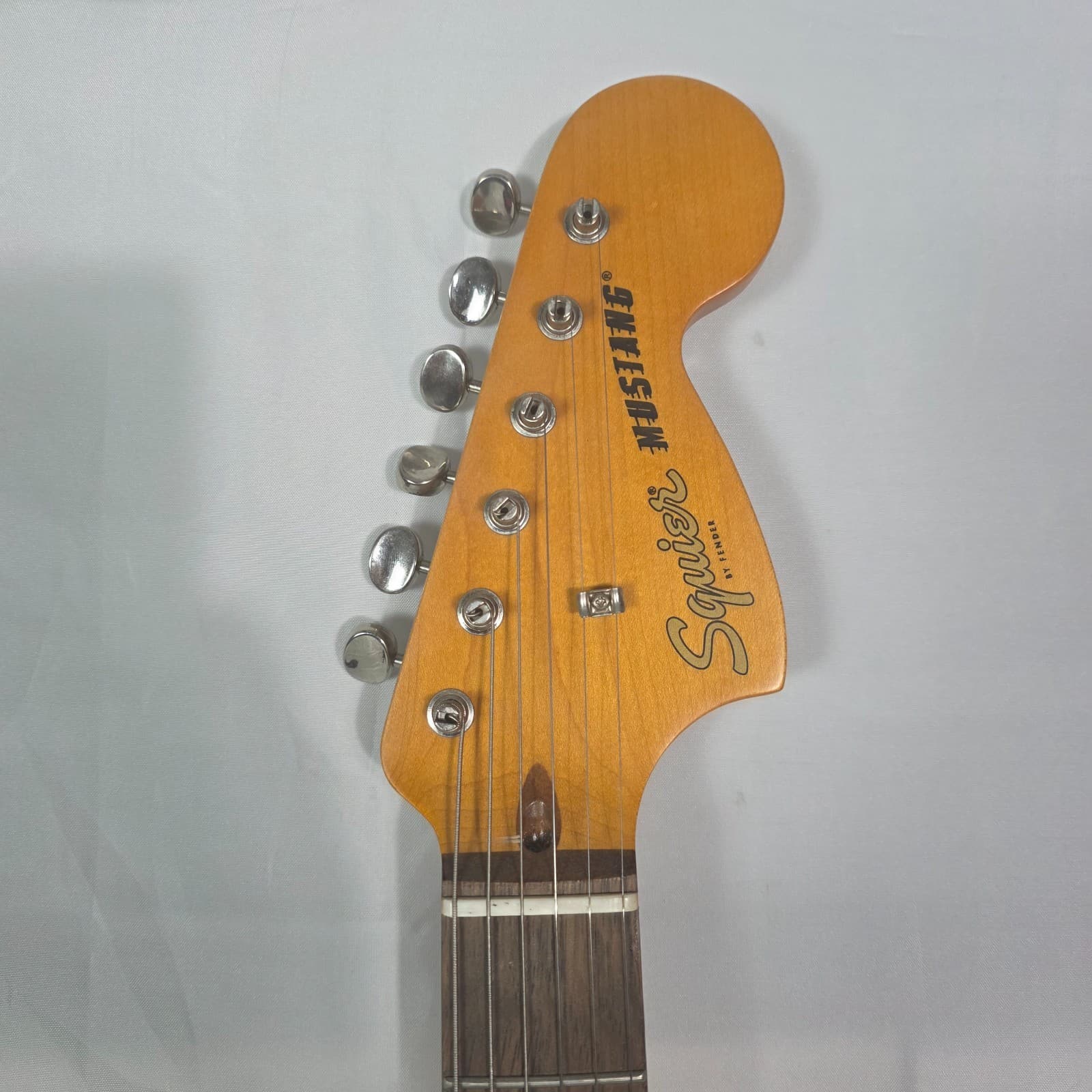 Squier by Fender Classic Vibe '60s Mustang Sonic Blue Poplar Maple 6 String - Thumbnail 4