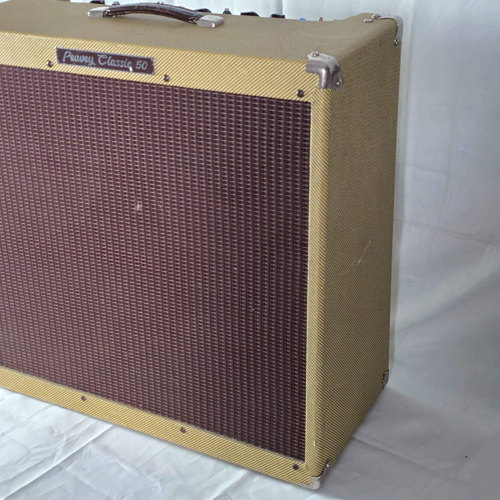 Peavey Electronics Classic 50/410 Beige Brown Tweed Combo Tube Guitar Amplifier - Thumbnail 5