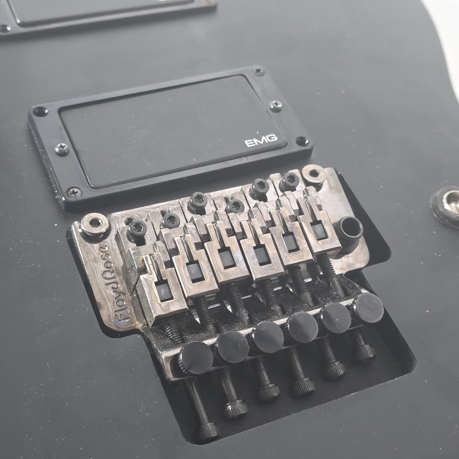 ESP LTD TM-600 Electric Guitar Travis Miguel Signature Viper - Black Satin 06-10 - Thumbnail 8