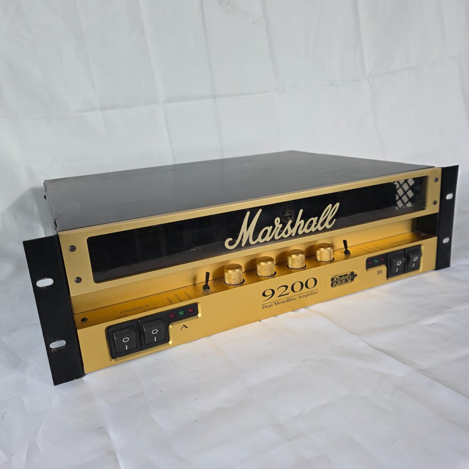 Marshall 9200 Dual MonoBloc All-Valve Power Amplifier 100W Stereo 5881 Tubes - Thumbnail 2