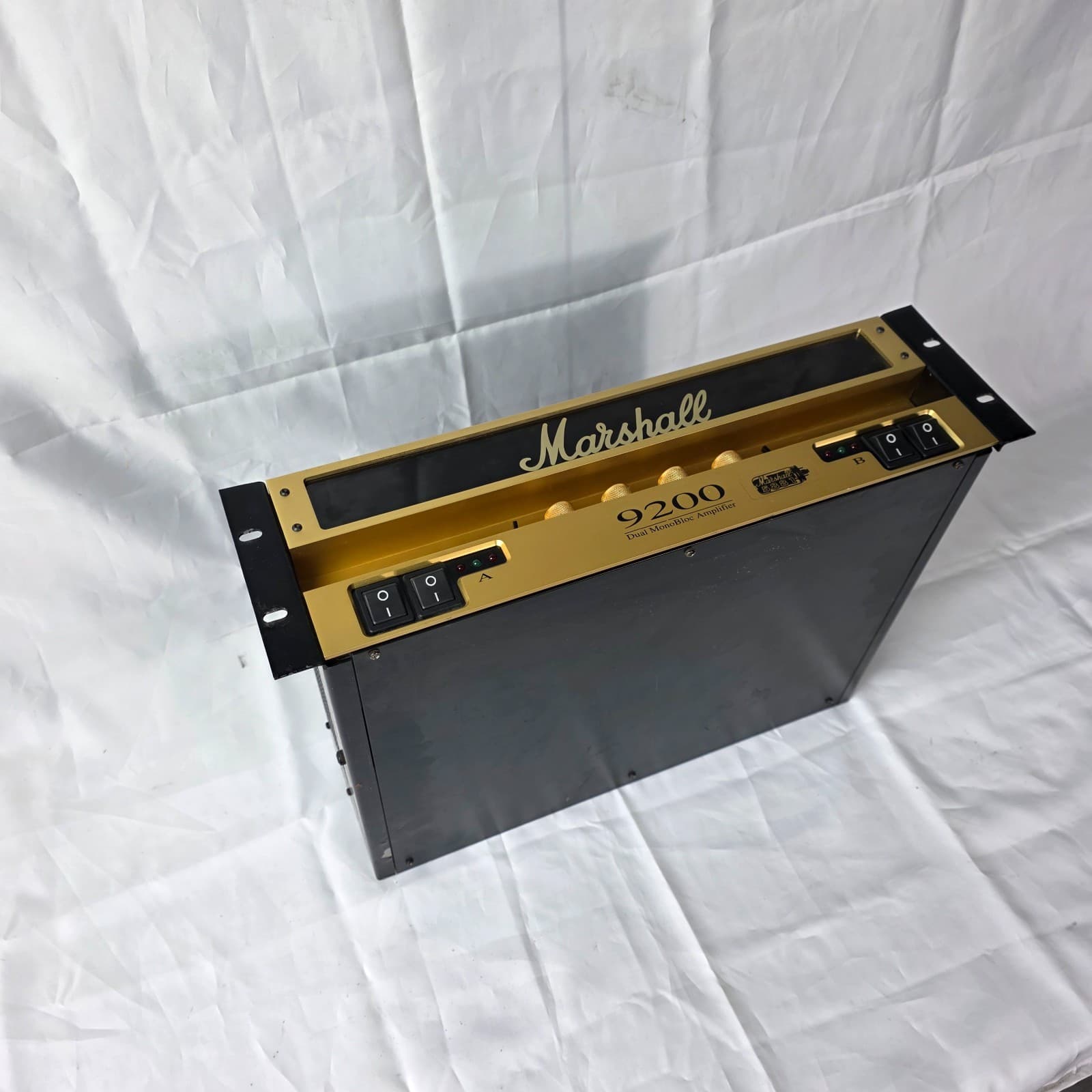 Marshall 9200 Dual MonoBloc All-Valve Power Amplifier 100W Stereo 5881 Tubes - Thumbnail 9