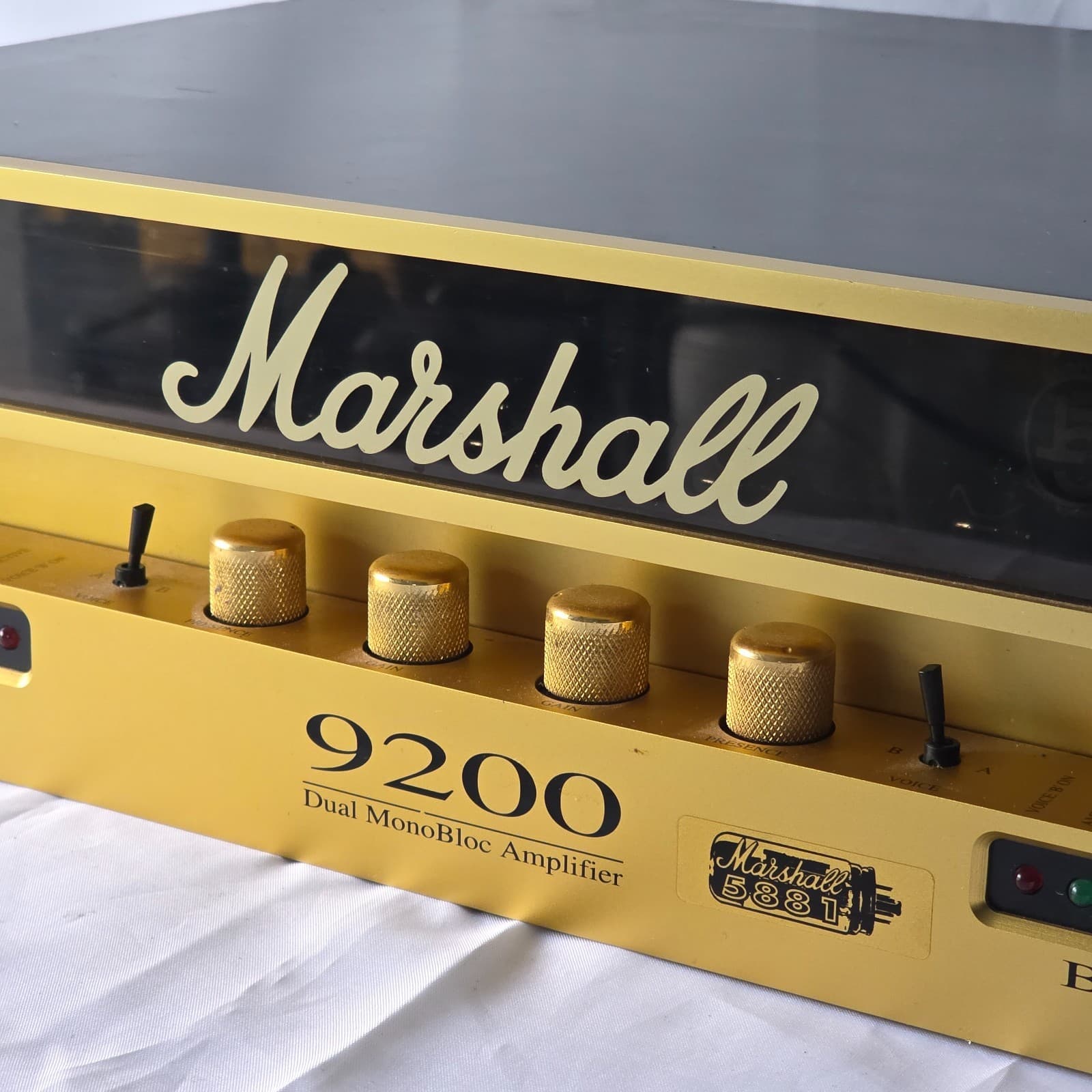 Marshall 9200 Dual MonoBloc All-Valve Power Amplifier 100W Stereo 5881 Tubes - Thumbnail 6