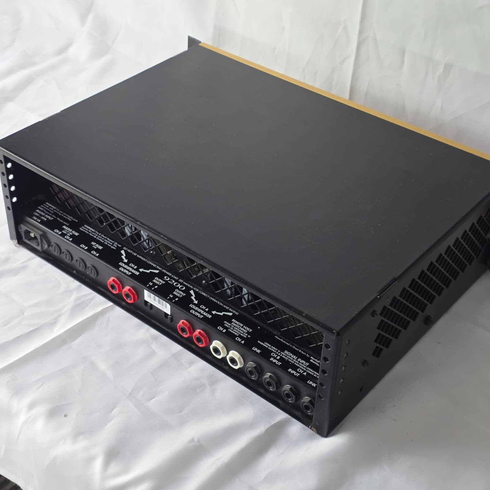 Marshall 9200 Dual MonoBloc All-Valve Power Amplifier 100W Stereo 5881 Tubes - Thumbnail 19