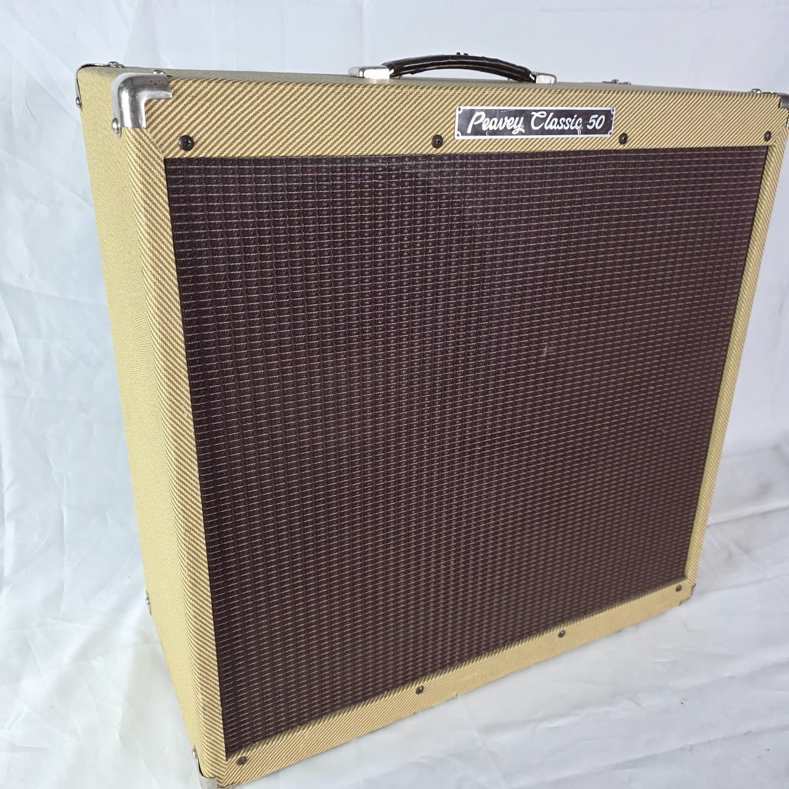 Peavey Electronics Classic 50/410 Beige Brown Tweed Combo Tube Guitar Amplifier - Image 1