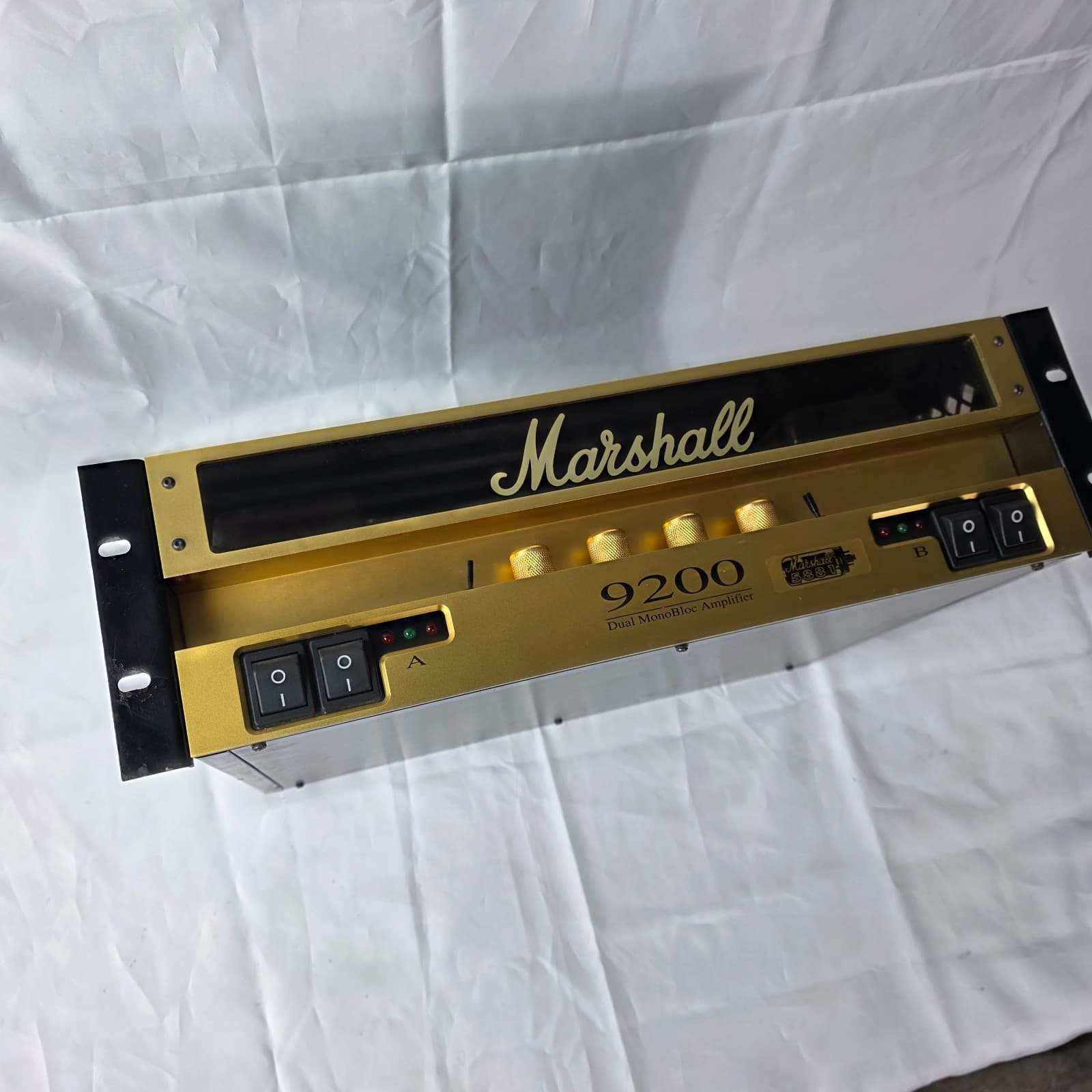Marshall 9200 Dual MonoBloc All-Valve Power Amplifier 100W Stereo 5881 Tubes - Thumbnail 10