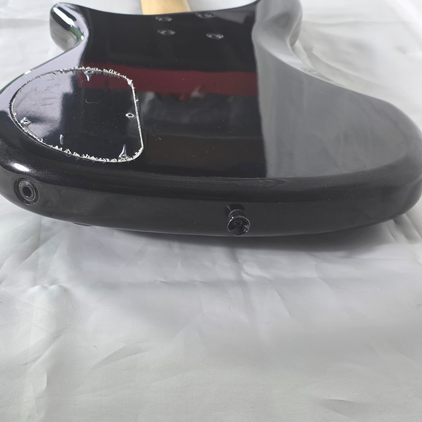 Rogue LX200BF Fretless Series II Bass Guitar Metallic Black - 4 String Bass - Thumbnail 17