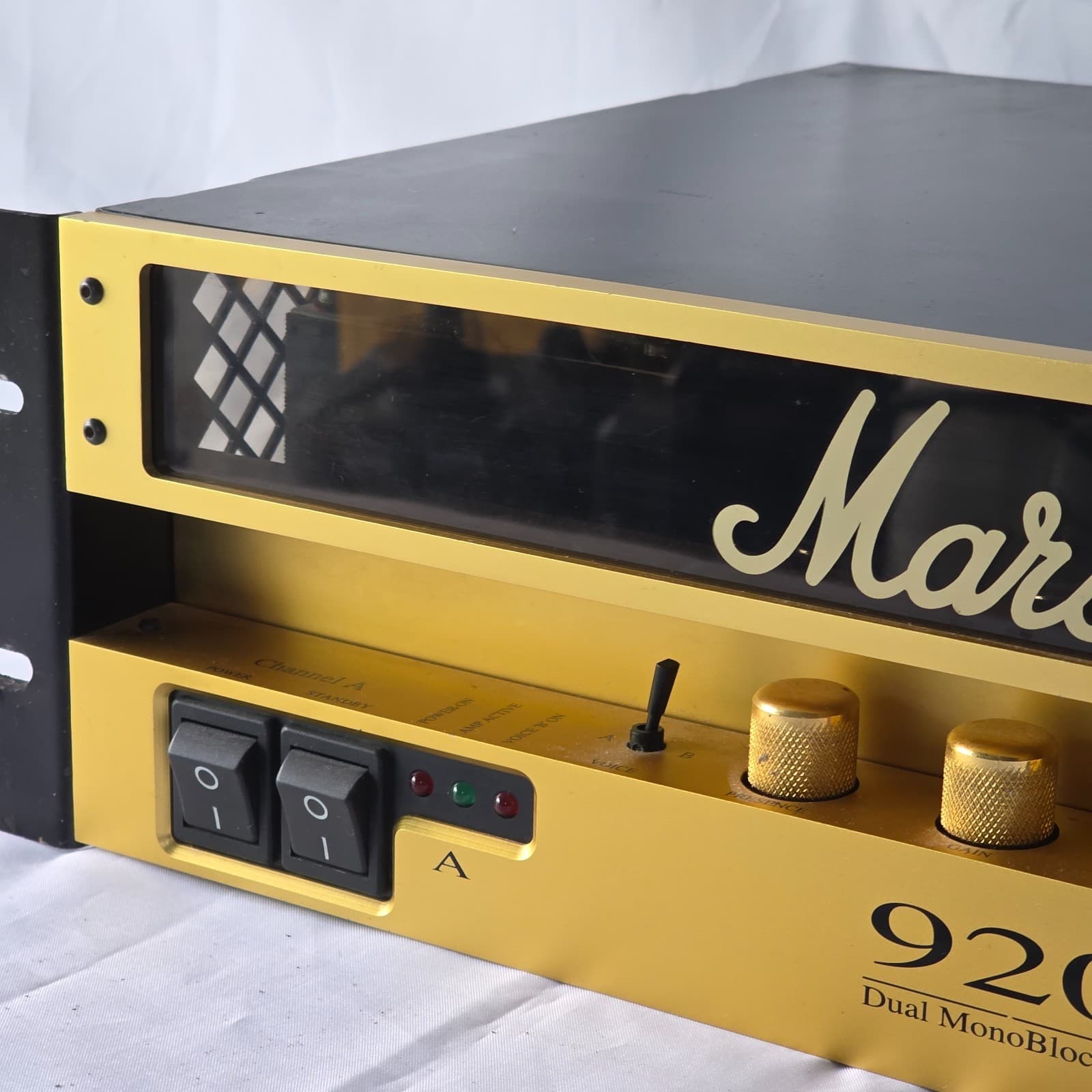 Marshall 9200 Dual MonoBloc All-Valve Power Amplifier 100W Stereo 5881 Tubes - Thumbnail 5