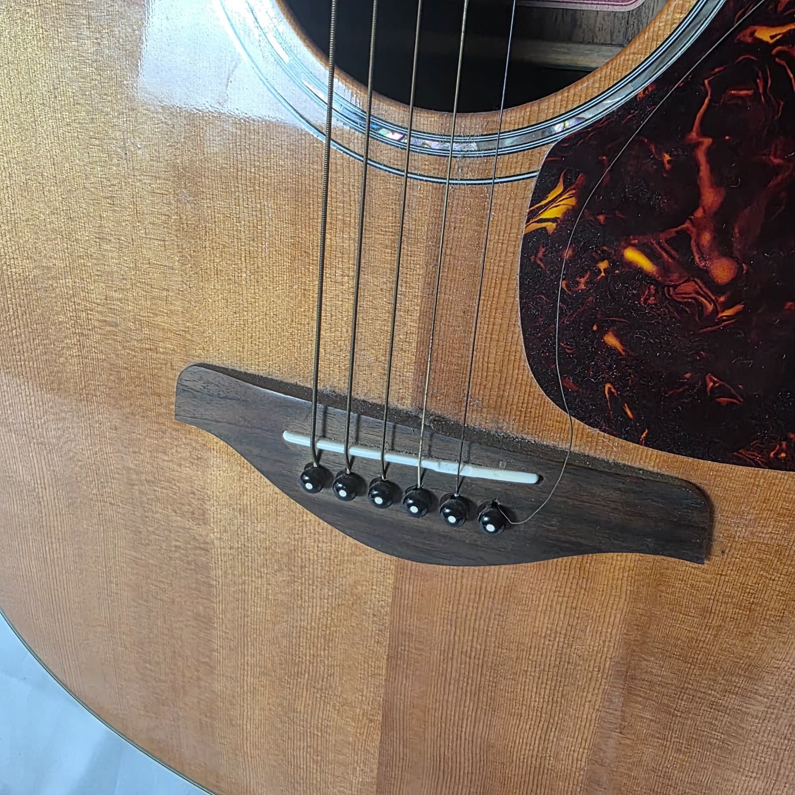 Yamaha FG730S Solid Top Brown Acoustic Guitar Natural Finish - Rosewood Back - Thumbnail 4