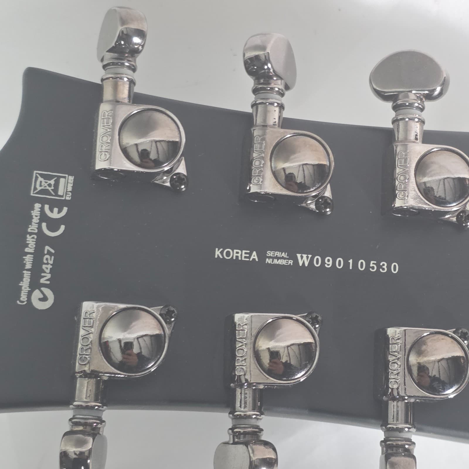 ESP LTD TM-600 Electric Guitar Travis Miguel Signature Viper - Black Satin 06-10 - Thumbnail 17