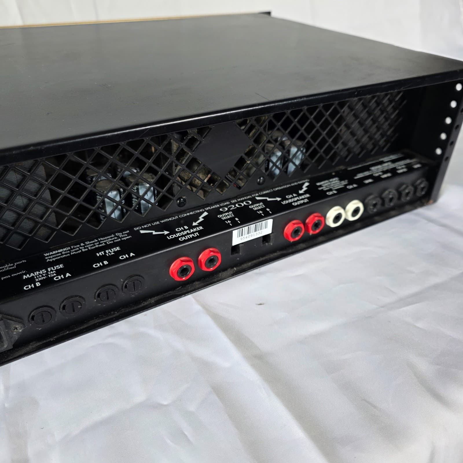 Marshall 9200 Dual MonoBloc All-Valve Power Amplifier 100W Stereo 5881 Tubes - Thumbnail 15