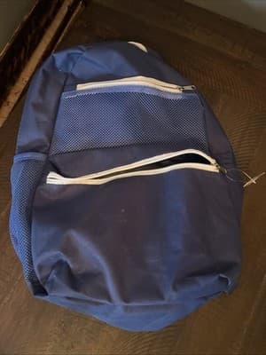 Jot Blue kids Backpack With Outside Pockets And Side Mesh Drink Holder New - Image 1