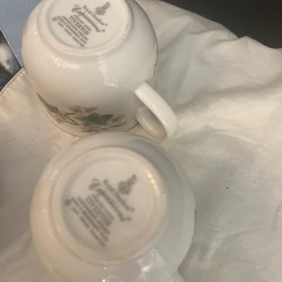 Royal Doulton Expressions- English China Tiverton LS1012 Teacups Set Of 2 - Thumbnail 3