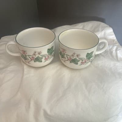 Royal Doulton Expressions- English China Tiverton LS1012 Teacups Set Of 2 - Image 1