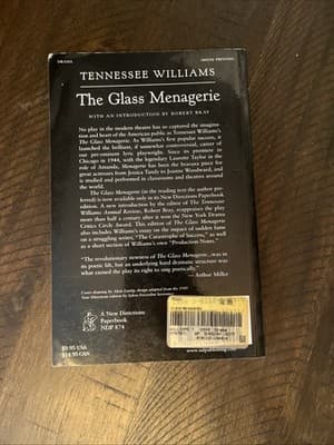 The Glass Menagerie - paperback, Tennessee Williams, 9780811214049 - Thumbnail 5