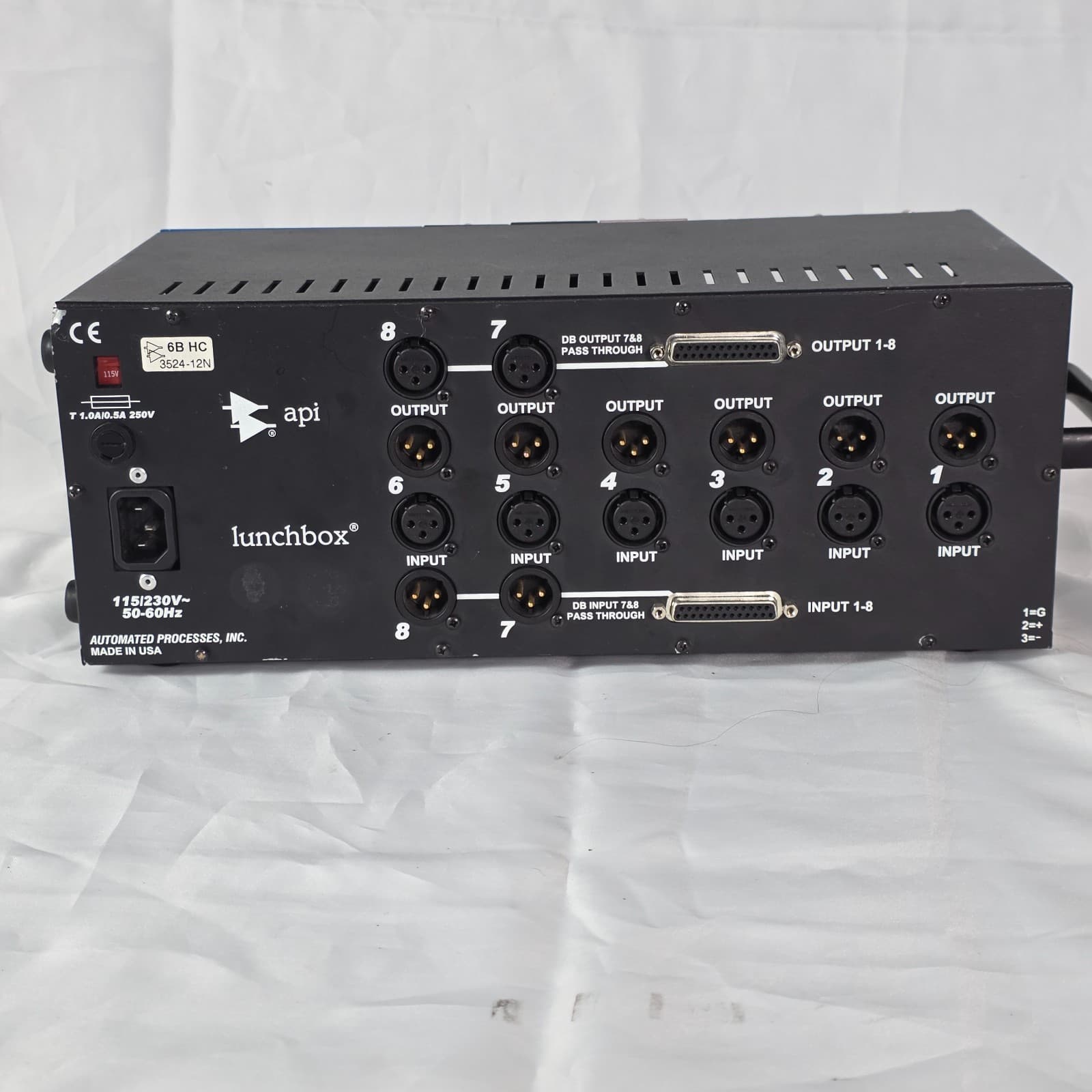 2API 512c Preamp Pair + Golden Age Project Pre-500in API 6B Lunchbox Rack Black - Thumbnail 9