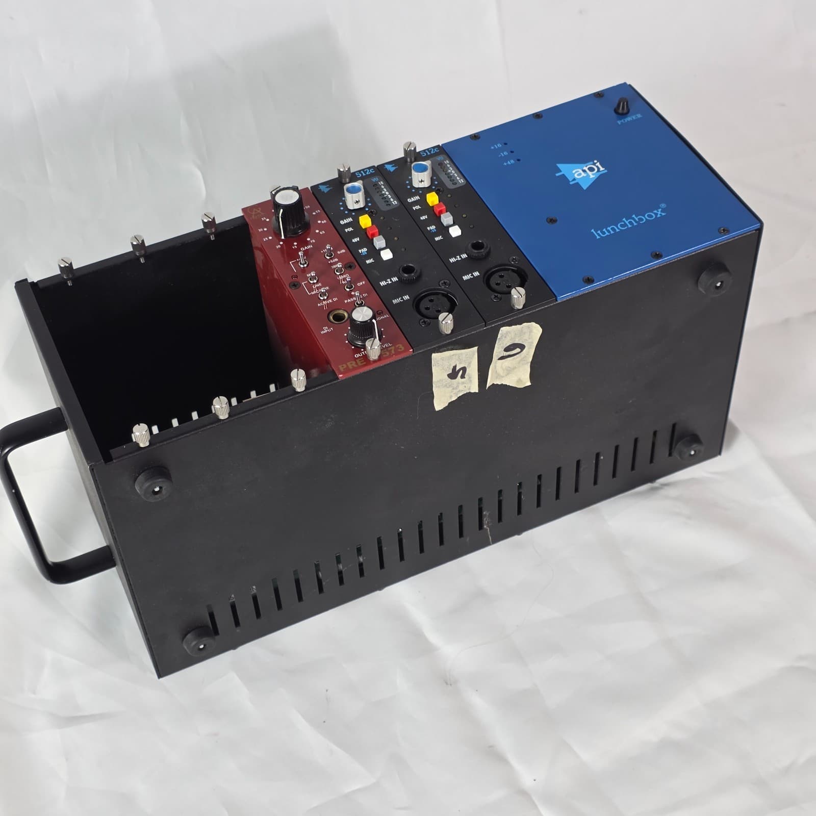 2API 512c Preamp Pair + Golden Age Project Pre-500in API 6B Lunchbox Rack Black - Thumbnail 10