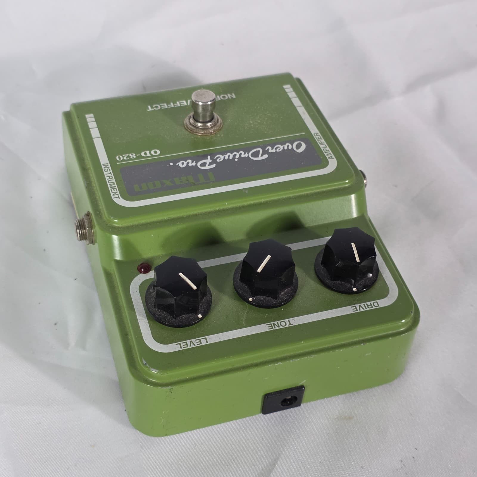 Maxon OD-820 Overdrive Pro Pedal 9 Volts Green Electric Guitar Effects Box - Thumbnail 6
