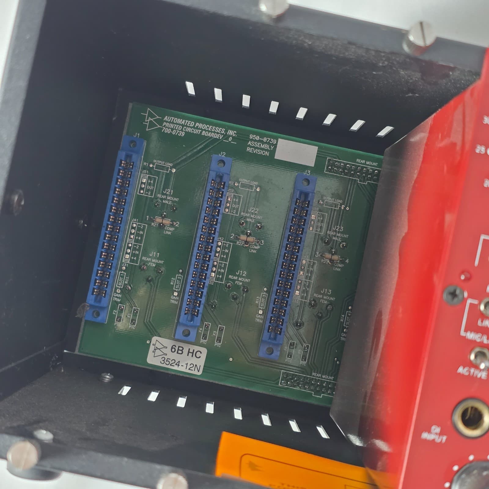 2API 512c Preamp Pair + Golden Age Project Pre-500in API 6B Lunchbox Rack Black - Thumbnail 5