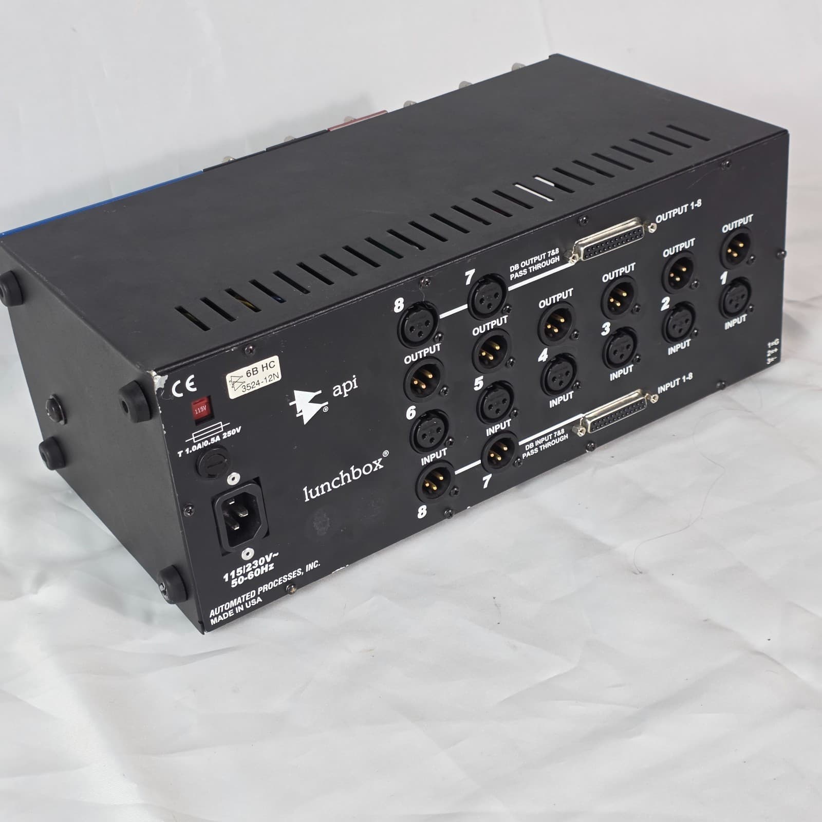 2API 512c Preamp Pair + Golden Age Project Pre-500in API 6B Lunchbox Rack Black - Thumbnail 7
