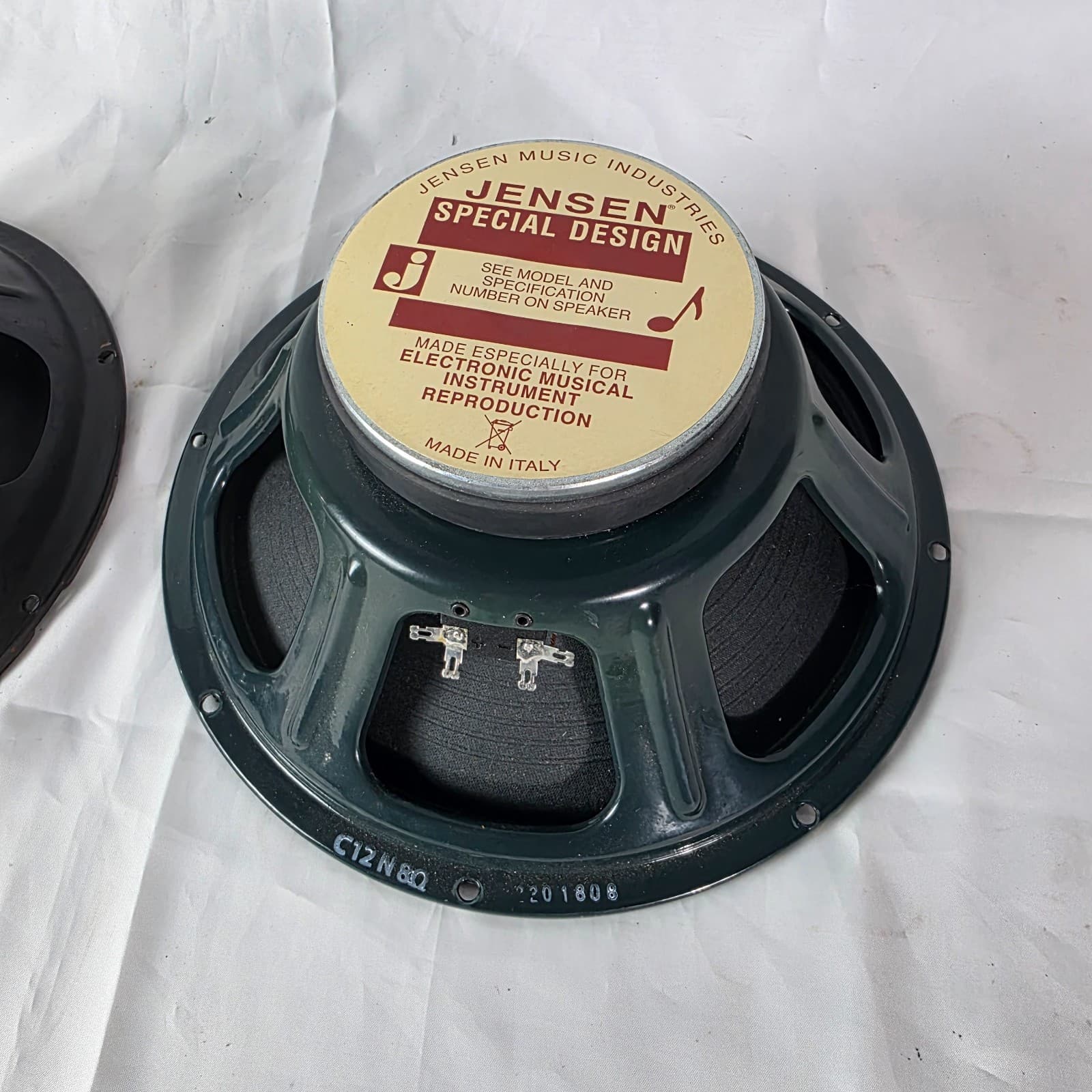 Vintage Jensen C12N Ceramic 12-Inch 50-Watt Guitar Amp Speaker - 8 Ohm Lot of 2 - Thumbnail 6