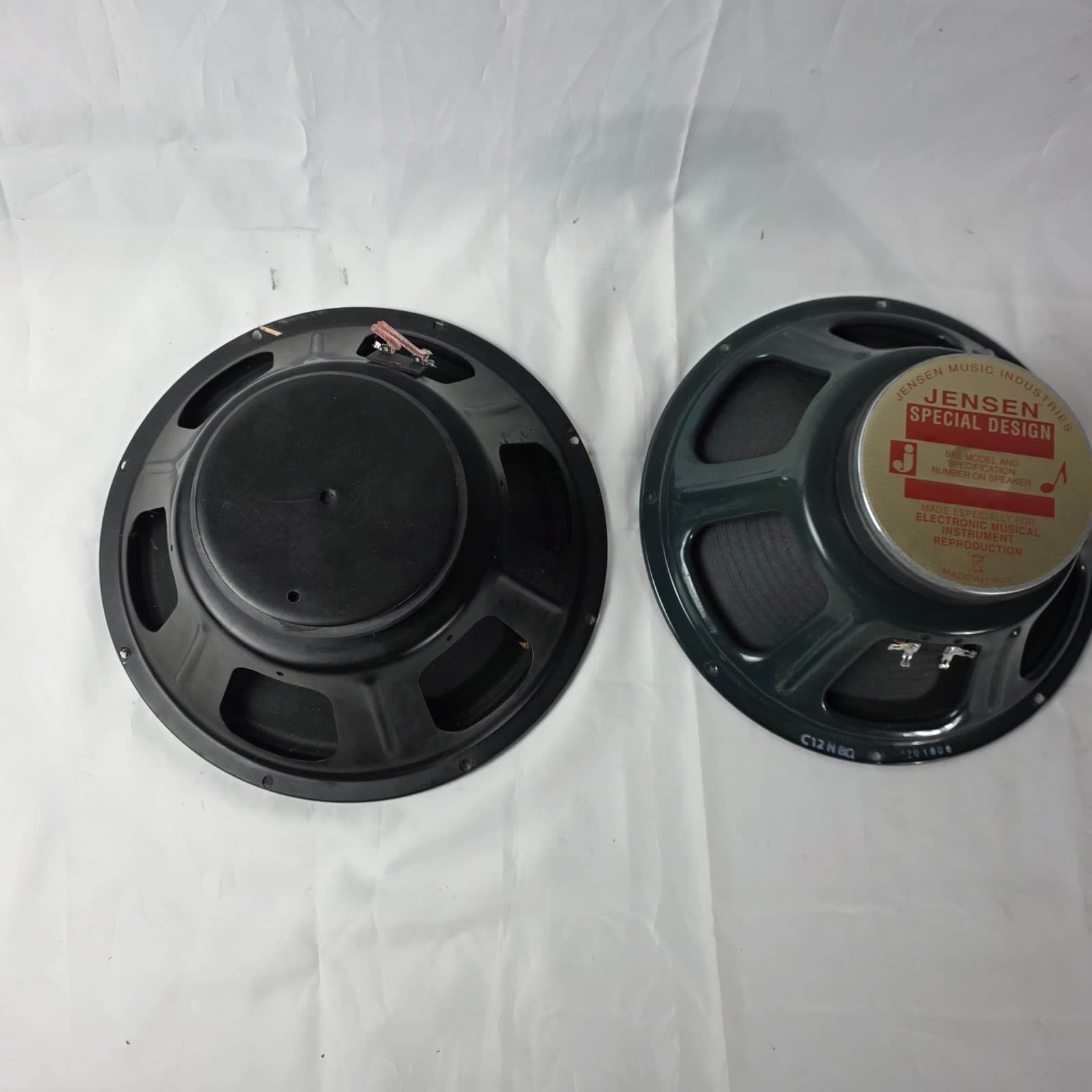 Vintage Jensen C12N Ceramic 12-Inch 50-Watt Guitar Amp Speaker - 8 Ohm Lot of 2 - Image 1