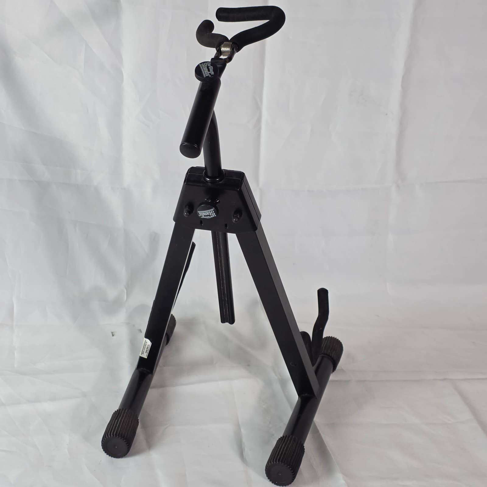 On-Stage GS7465 Professional Pro Flip-It A-Frame Guitar Stand - Black Metal - Thumbnail 9