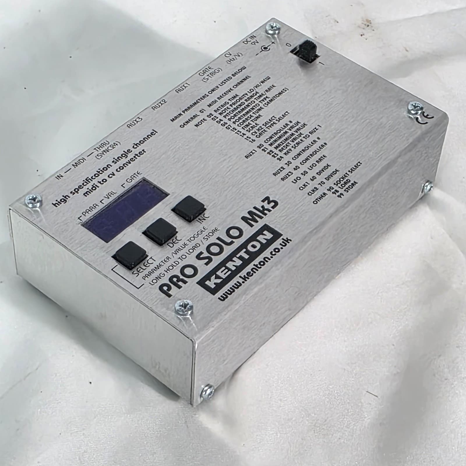 Kenton Pro Solo Mk3 MIDI to CV Converter Analog High Spec Single Channel Silver - Thumbnail 7