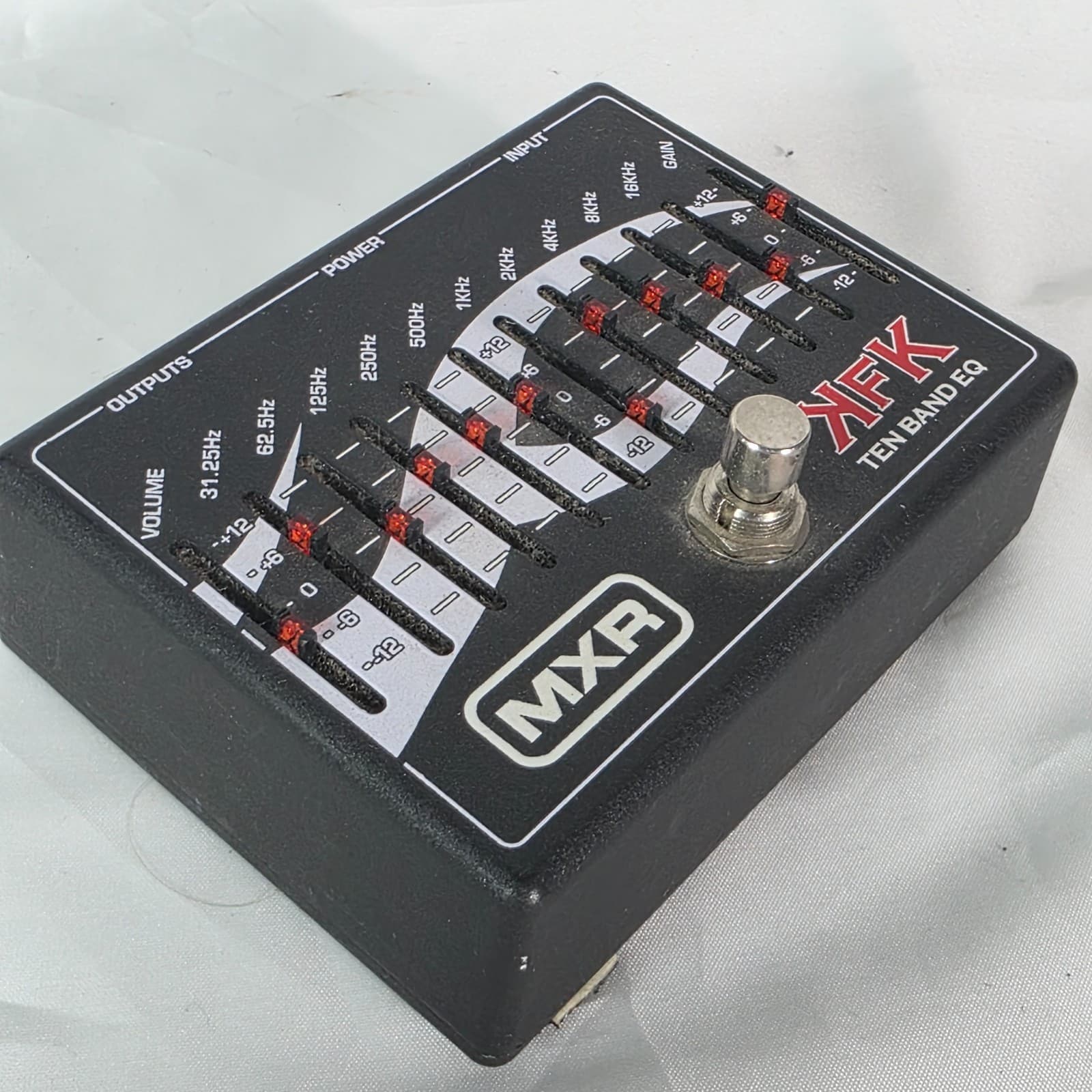 MXR KFK1 Kerry King Signature 10-Band Equalizer Graphic EQ Effects Pedal - Black - Thumbnail 2