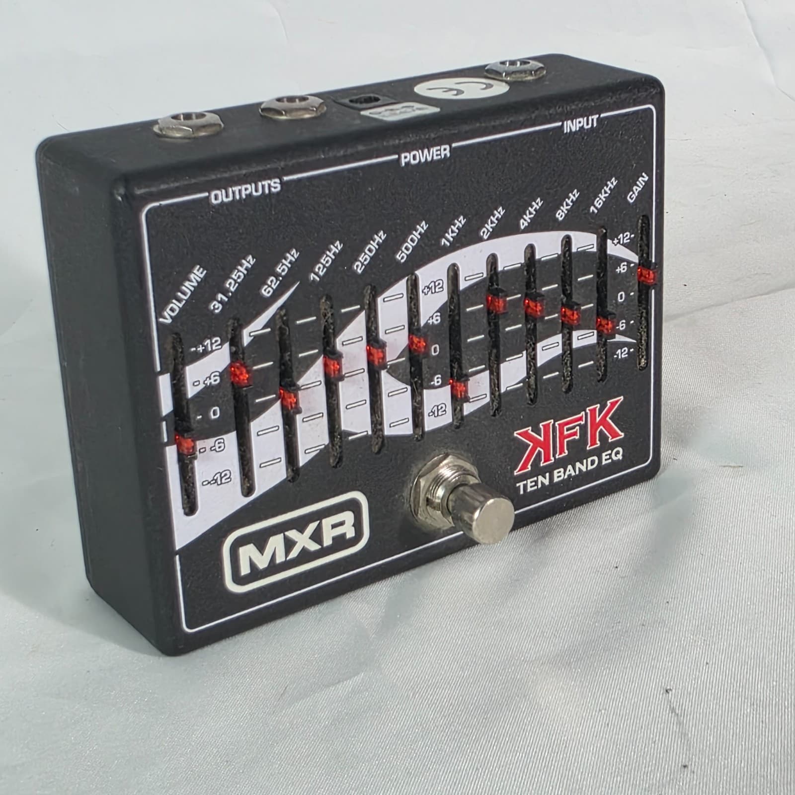 MXR KFK1 Kerry King Signature 10-Band Equalizer Graphic EQ Effects Pedal - Black - Image 1