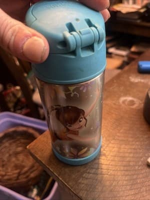 THERMOS Funtainer Steel Vacuum Insulated Drink Bottle Disney Cinderella - Thumbnail 3