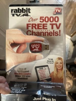 Rabbit TV Free Channels Streaming Media Player As Seen On TV Internet New In Box - Image 1