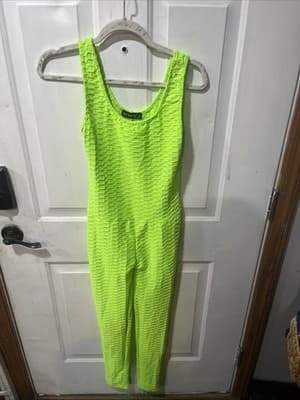 ARA SPORTS WOMENS MEDIUM LIME GREEN FULL BODY ACTIVEWEAR POLY/SPANDEX BLEND - Image 1