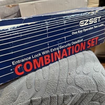Ezset Combination Set One Key Operates Two Locks Entrance Lock With Extra Deadbo - Image 1