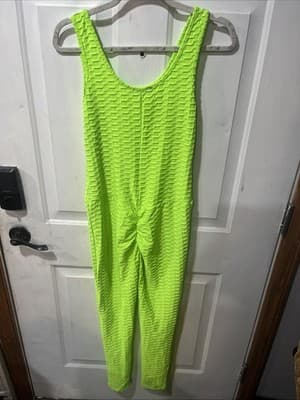 ARA SPORTS WOMENS MEDIUM LIME GREEN FULL BODY ACTIVEWEAR POLY/SPANDEX BLEND - Thumbnail 3