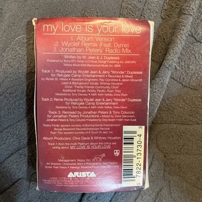 My Love Is Your Love [Single] by Whitney Houston (Cassette, Sep-1999, Arista) - Thumbnail 2