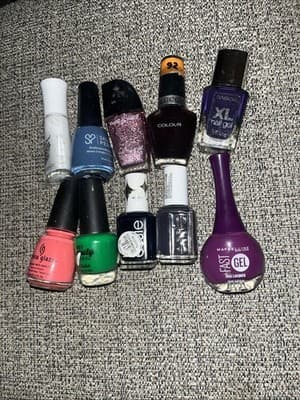 Assortment Of 10 Different Nail Polish Colors And Brands Slightly Used - Thumbnail 3