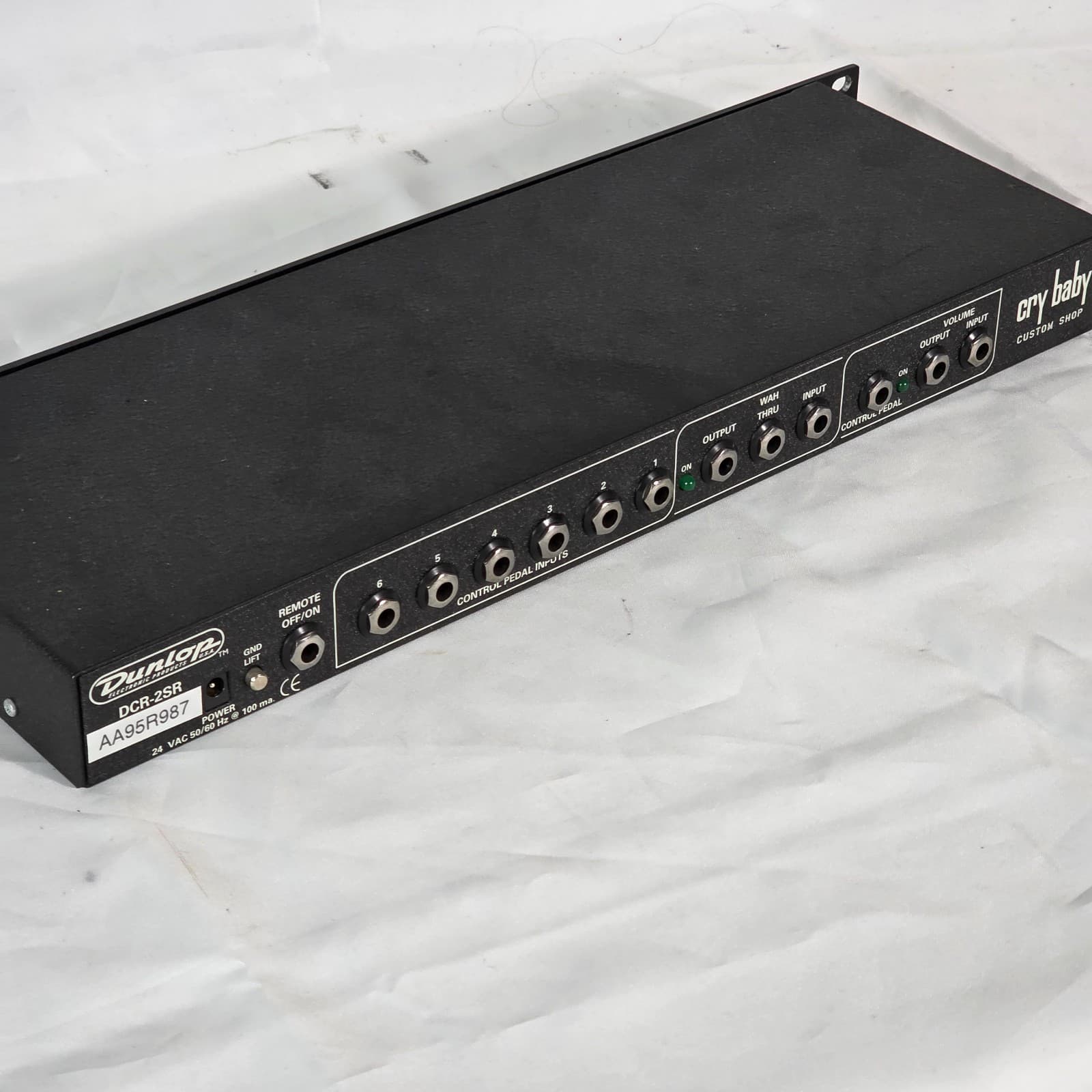 Dunlop Cry Baby DCR-2SR Custom Shop Rackmount Wah Pedal System Pro Audio - Black - Thumbnail 7