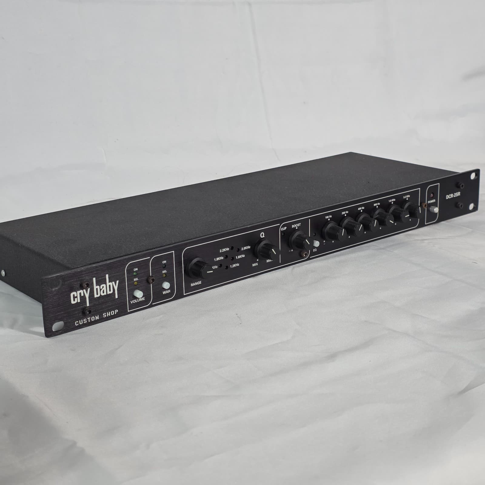 Dunlop Cry Baby DCR-2SR Custom Shop Rackmount Wah Pedal System Pro Audio - Black