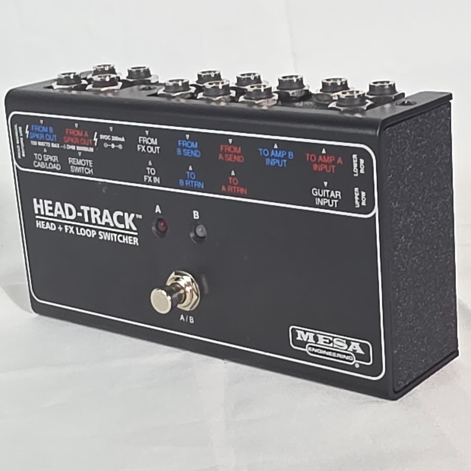 Mesa/Boogie Head-Track Amp & FX Loop Switcher A/B Box for Two Heads - Black - Thumbnail 3