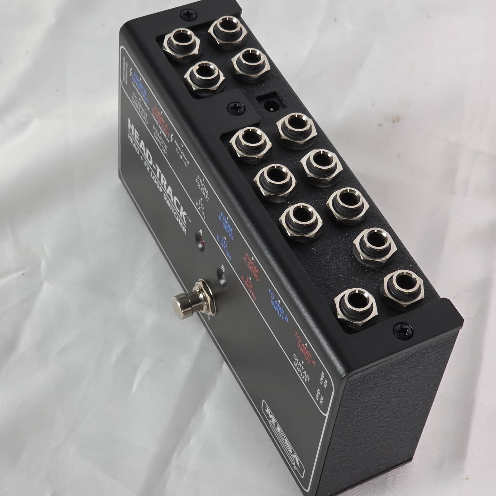 Mesa/Boogie Head-Track Amp & FX Loop Switcher A/B Box for Two Heads - Black - Thumbnail 4