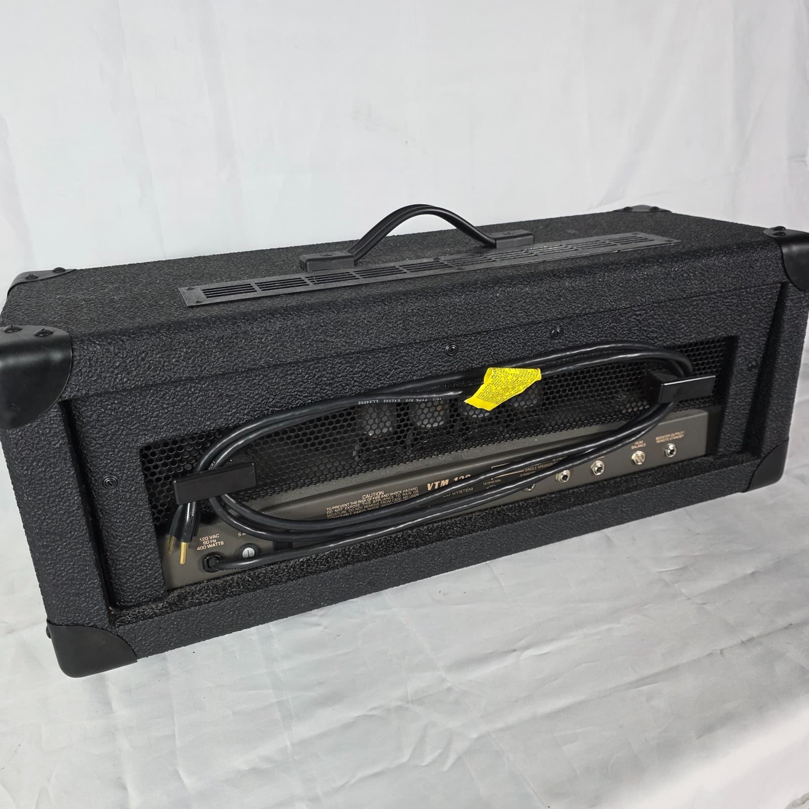 Vintage Peavey VTM 120 Black 120-Watt Guitar Head Vacuum Tube Modified System - Thumbnail 10