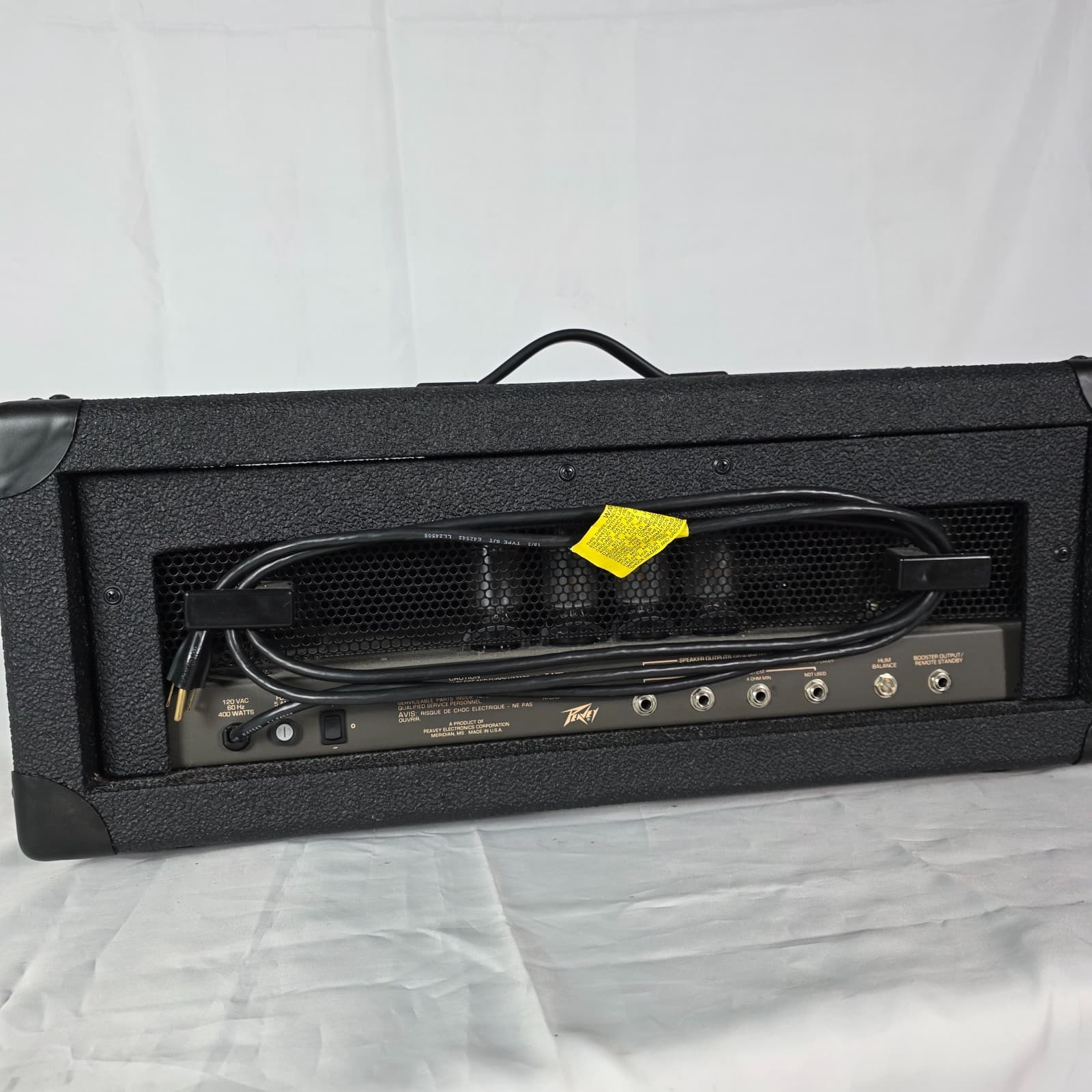 Vintage Peavey VTM 120 Black 120-Watt Guitar Head Vacuum Tube Modified System - Thumbnail 14
