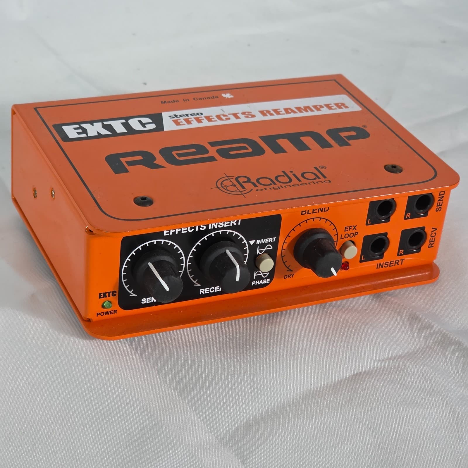 Radial Engineering EXTC-Stereo Effects Reamper - Guitar Pedal Interface for DAW - Thumbnail 2