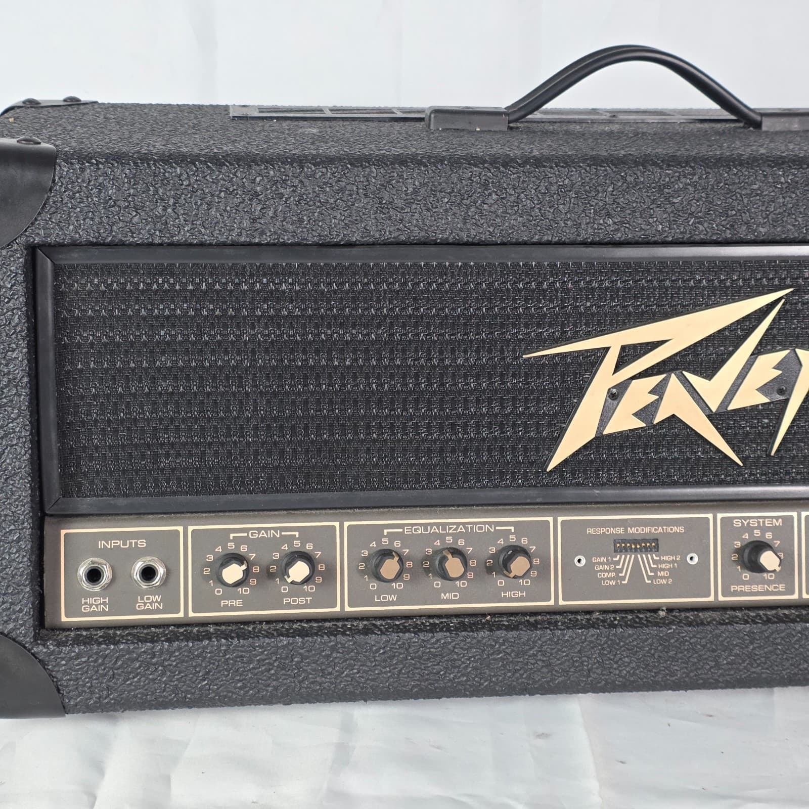 Vintage Peavey VTM 120 Black 120-Watt Guitar Head Vacuum Tube Modified System - Thumbnail 6