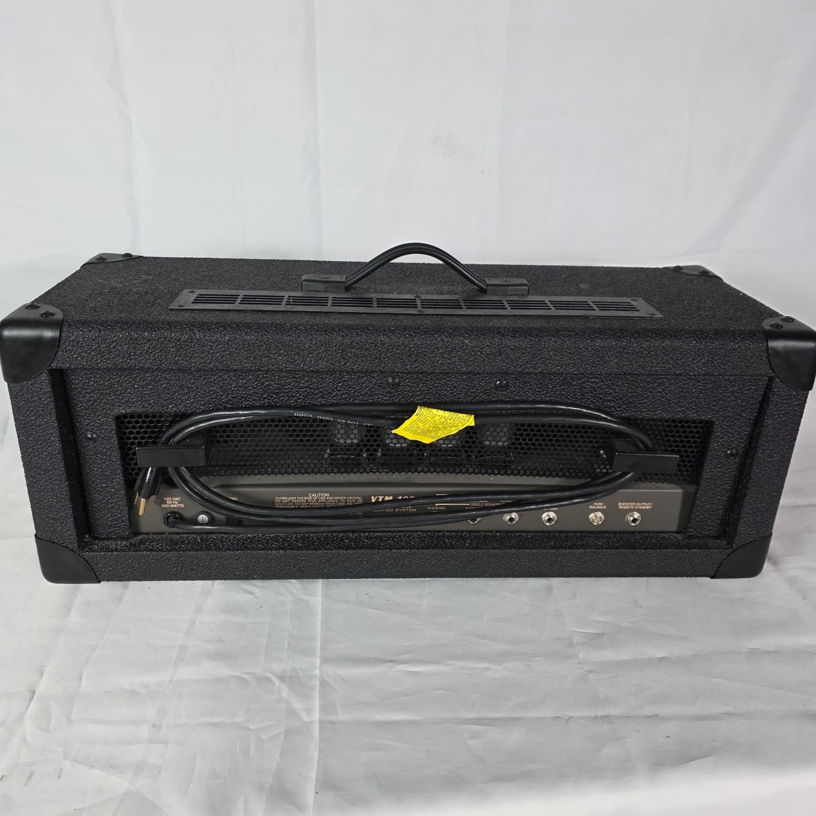 Vintage Peavey VTM 120 Black 120-Watt Guitar Head Vacuum Tube Modified System - Thumbnail 9