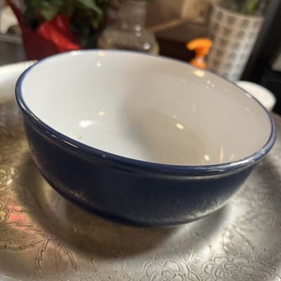 Royal Norfolk 6” Bowls Soup Cereal-Blue/White-BRAND NEW-RARE-SHIP N 24H - Image 1
