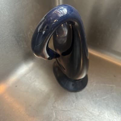 Jaru Pottery Blue Ceramic Swan Bird Figurine Collectible - Thumbnail 5